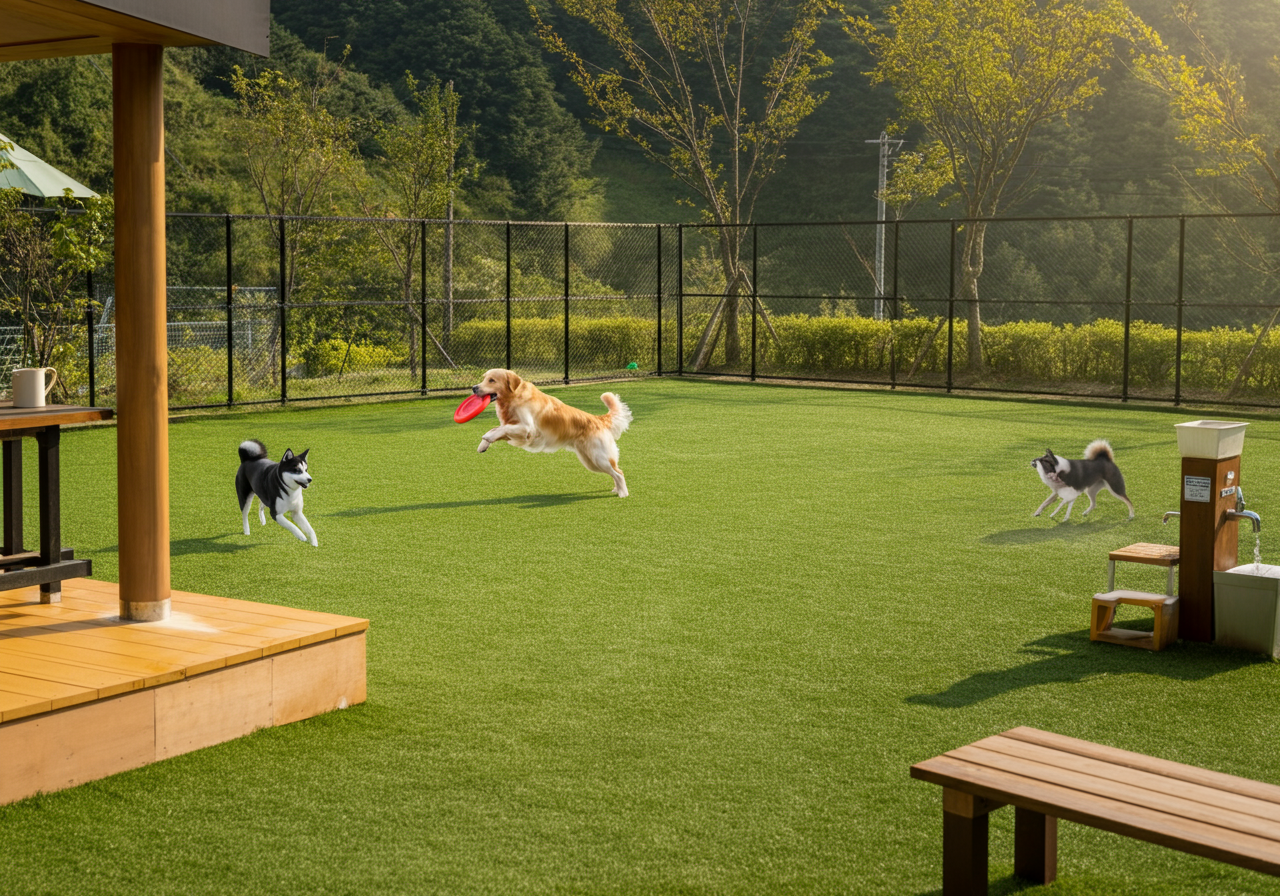 ドッグラン&カフェ With わんっ！の画像