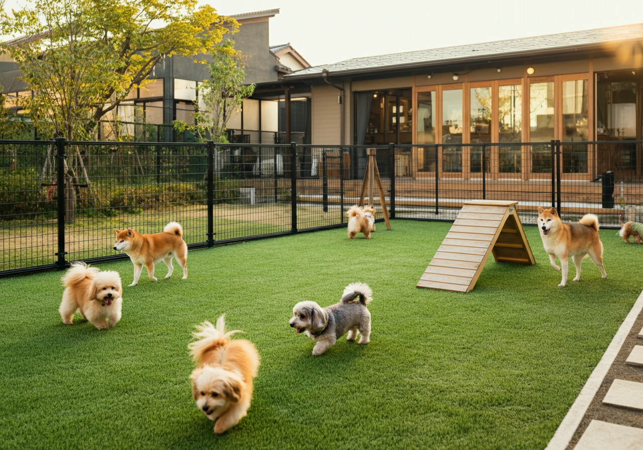 ドッグラン＆キッチンなかよしの画像