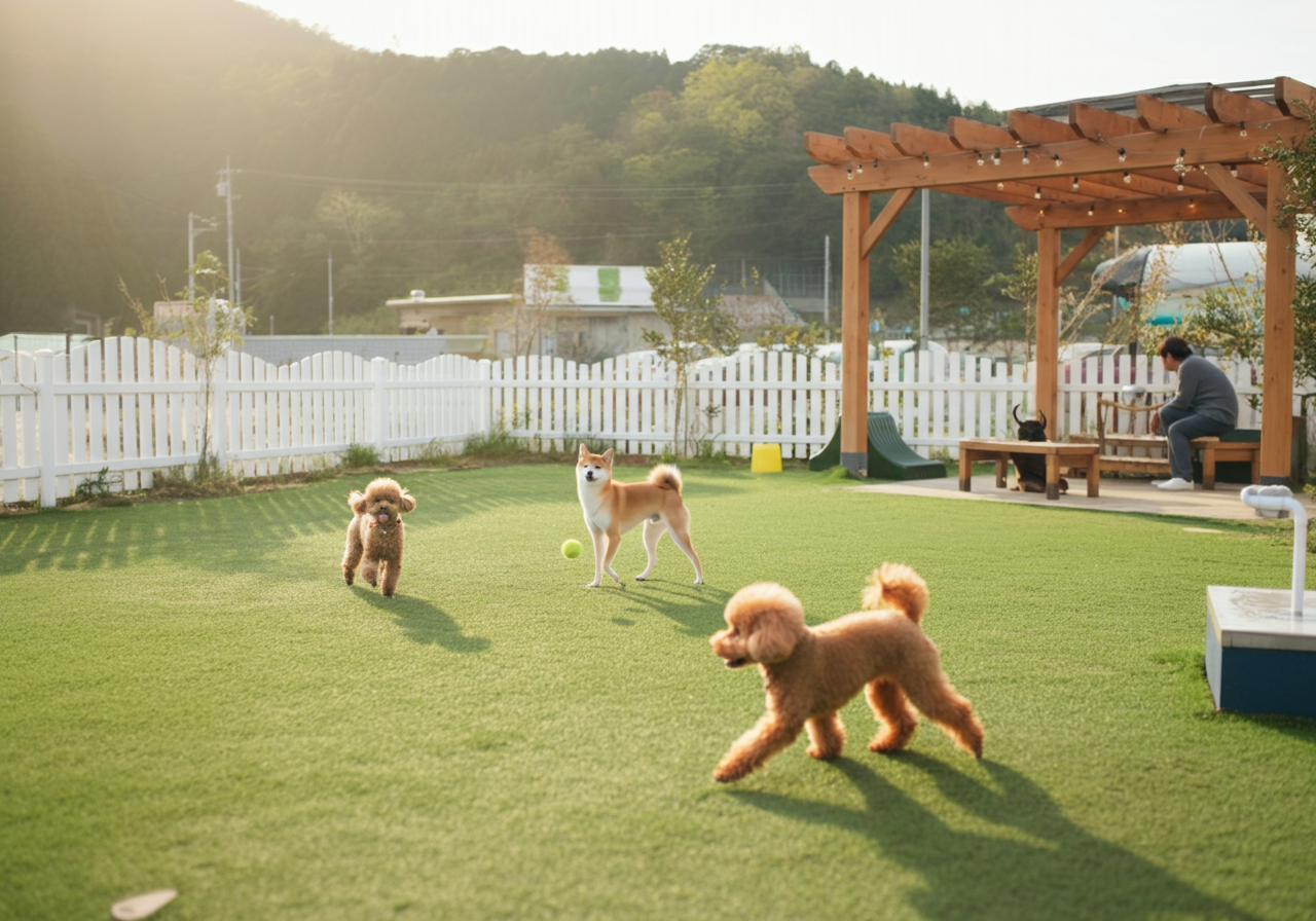 ドッグラン&amp;ドッグカフェjolijoliの画像1